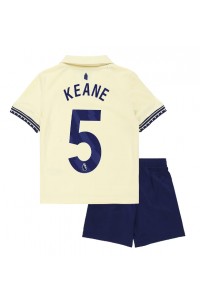Everton Michael Keane #5 Babytruitje Uit tenue Kind 2025-26 Korte Mouw (+ Korte broeken)